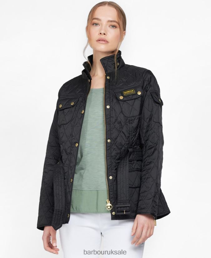 International Quilted Jacket Barbour Women R08LB61404 Clothing Black