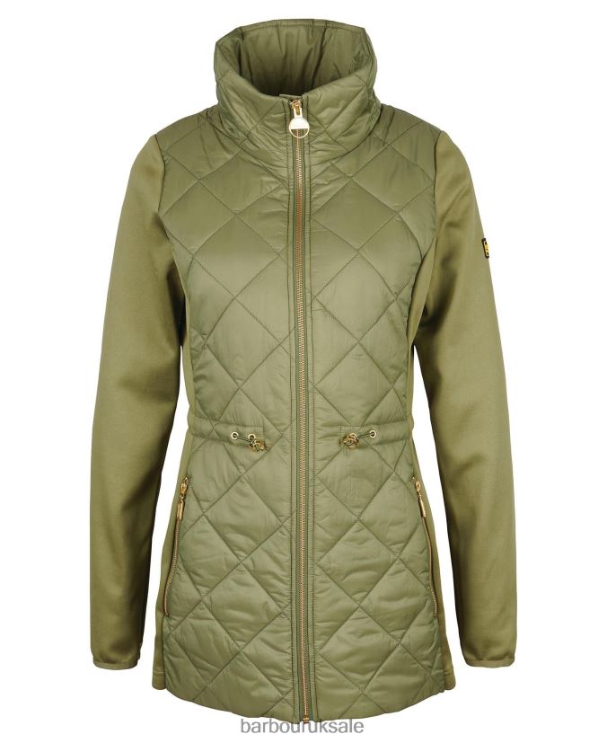 Jensons Quilted Jacket Barbour Women R08LB61491 Clothing Midnight Green