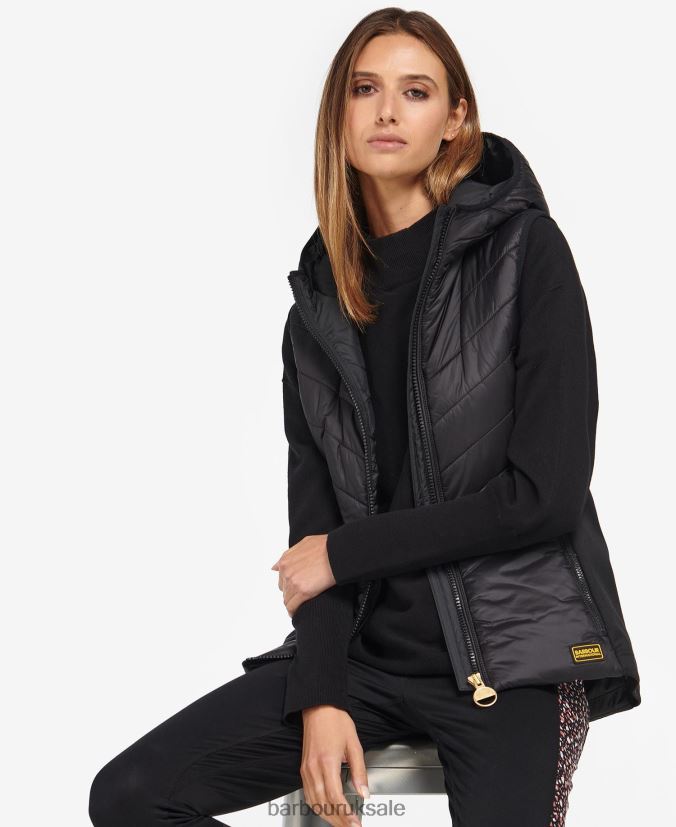 Lando Quilted Gilet Barbour Women R08LB61477 Clothing Classic Black