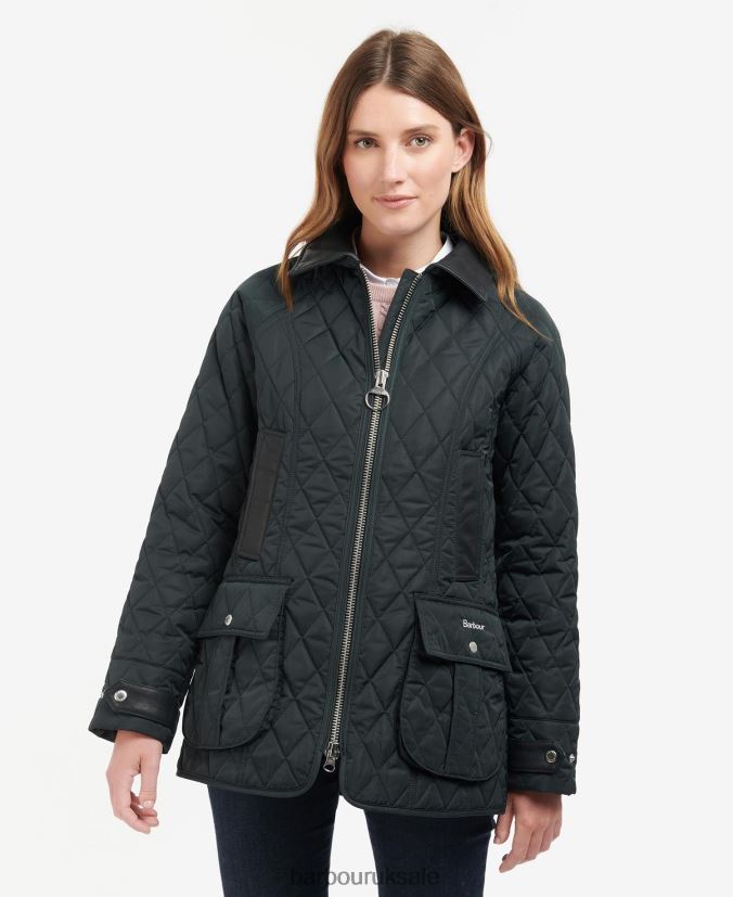 Premium Beadnell Quilted Jacket Barbour Women R08LB61481 Clothing Olive/Ancient