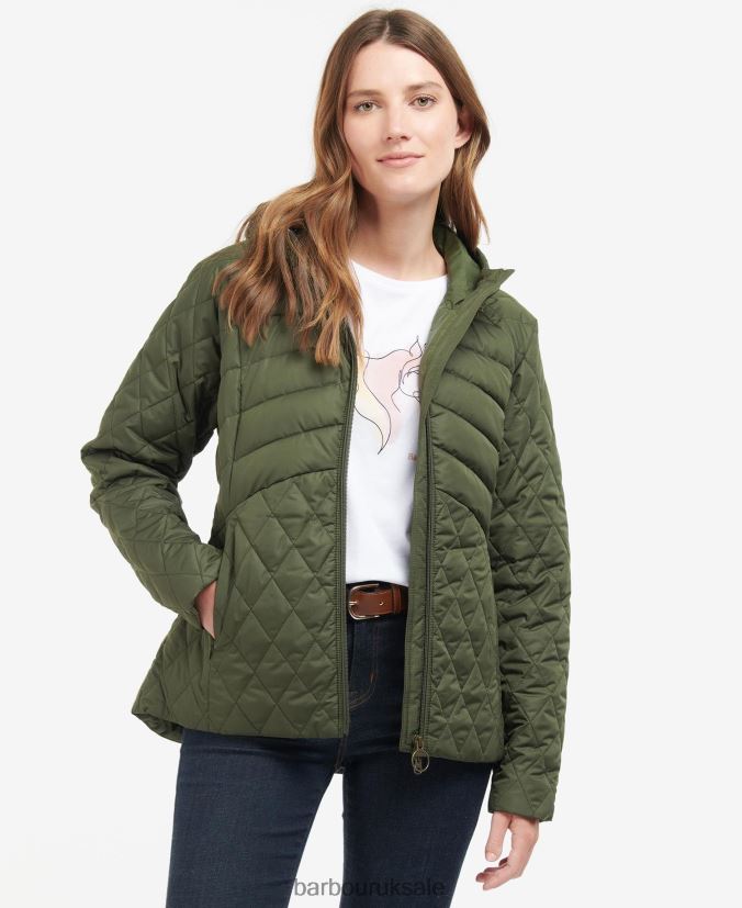 Regia Quilted Jacket Barbour Women R08LB61494 Clothing Olive