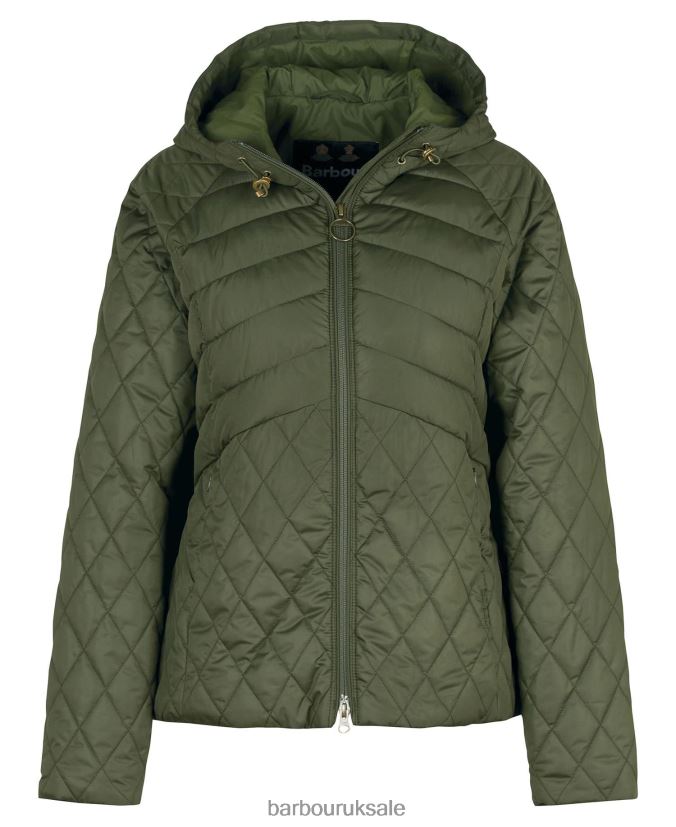 Regia Quilted Jacket Barbour Women R08LB61494 Clothing Olive