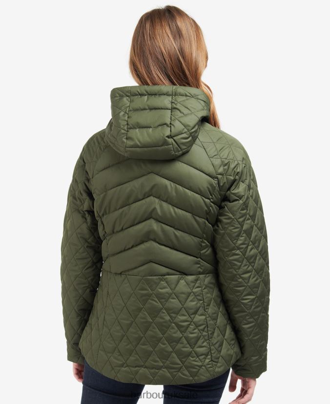 Regia Quilted Jacket Barbour Women R08LB61494 Clothing Olive