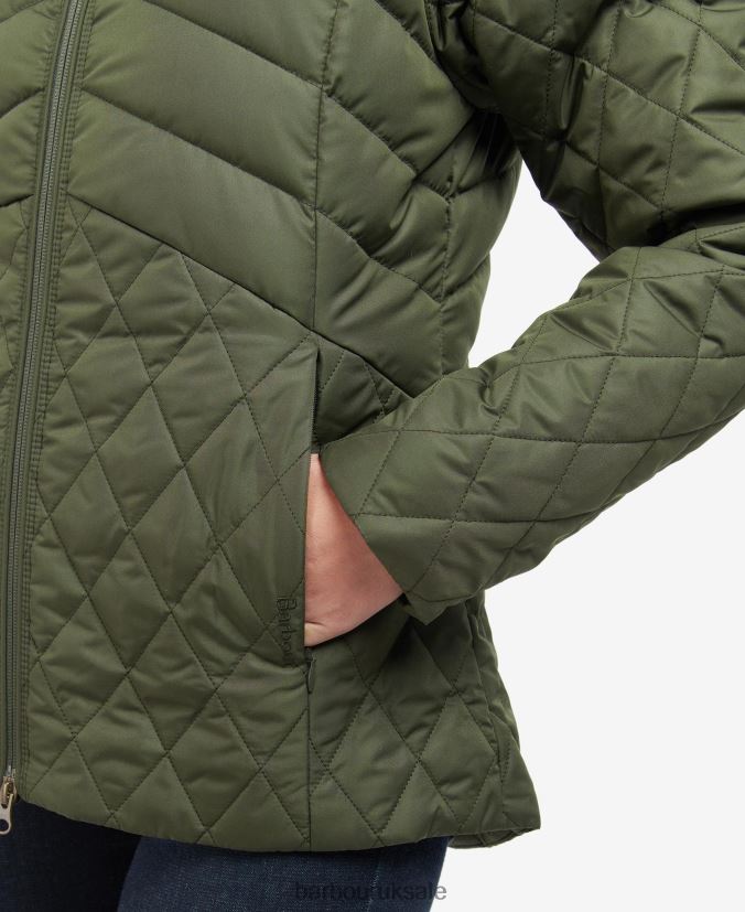 Regia Quilted Jacket Barbour Women R08LB61494 Clothing Olive