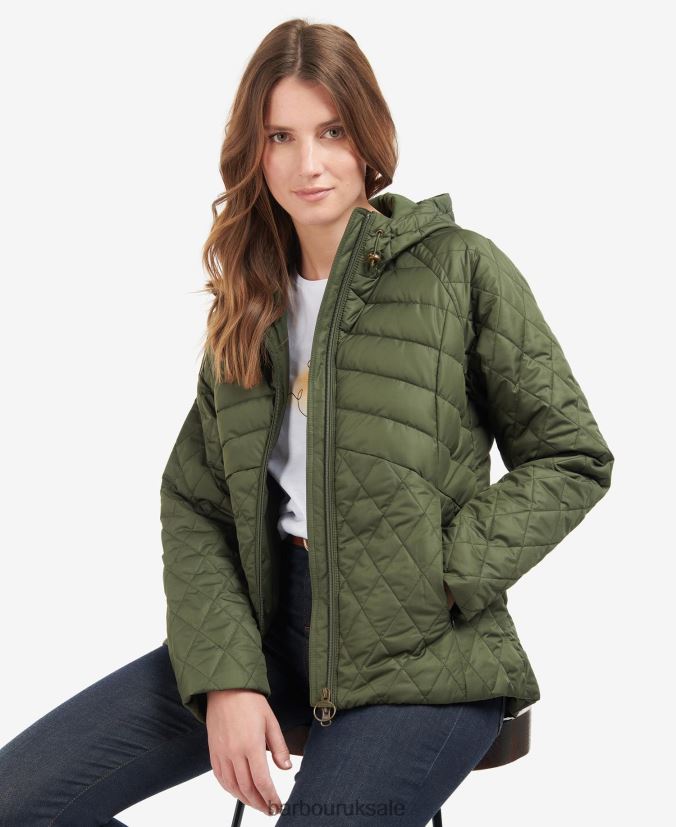 Regia Quilted Jacket Barbour Women R08LB61494 Clothing Olive