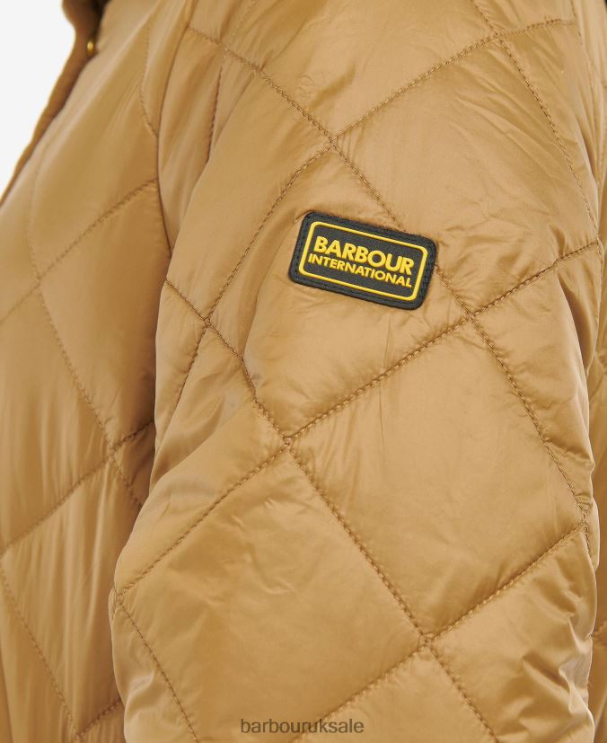 Rockhampton Quilted Jacket Barbour Women R08LB61466 Clothing Burnt Cinder