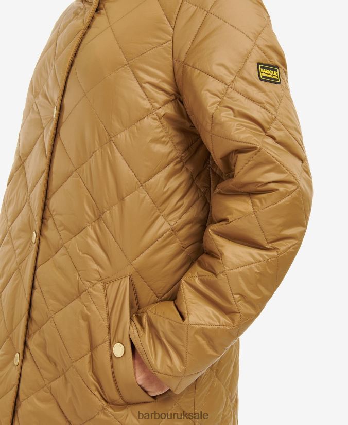 Rockhampton Quilted Jacket Barbour Women R08LB61466 Clothing Burnt Cinder