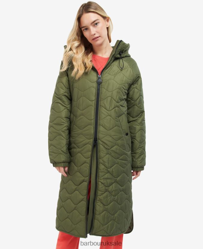 Roland Quilted Jacket Barbour Women R08LB61449 Clothing Palmer Green