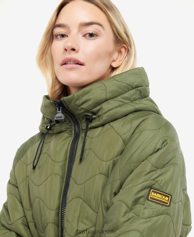 Roland Quilted Jacket Barbour Women R08LB61449 Clothing Palmer Green