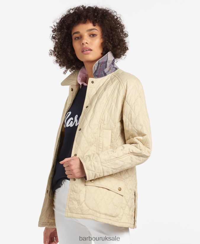 Summer Beadnell Quilted Jacket Barbour Women R08LB61497 Clothing Pearl - Click Image to Close