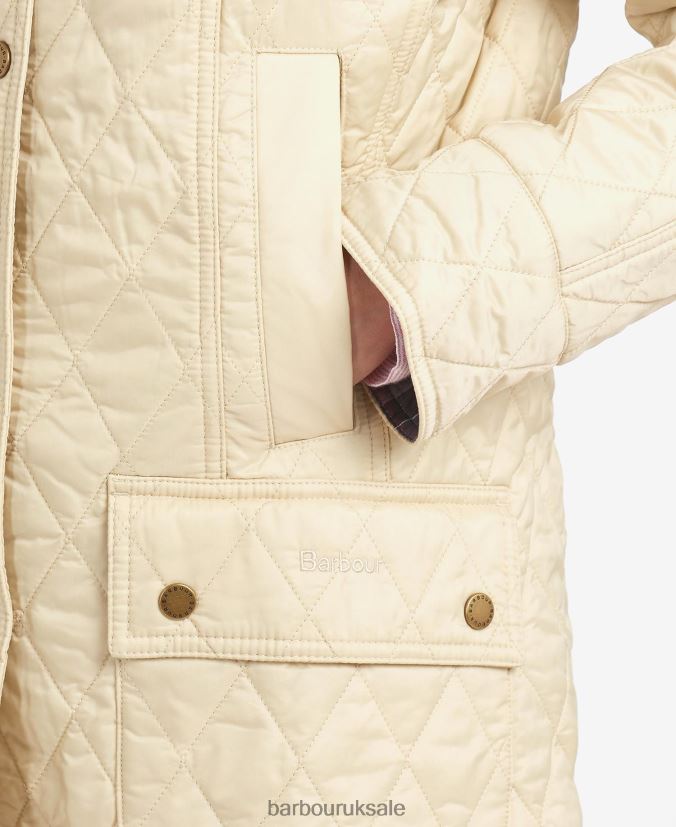 Summer Beadnell Quilted Jacket Barbour Women R08LB61497 Clothing Pearl