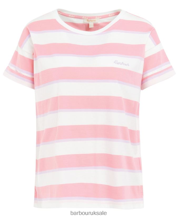 Acanthus T-shirt Barbour Women R08LB61653 Clothing Multi Stripe