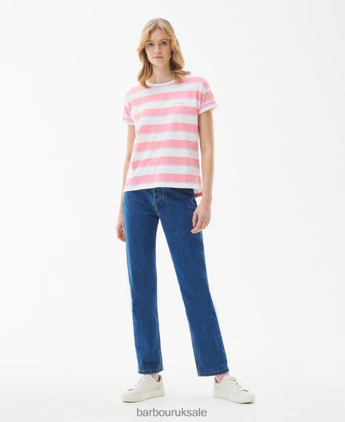 Acanthus T-shirt Barbour Women R08LB61653 Clothing Multi Stripe