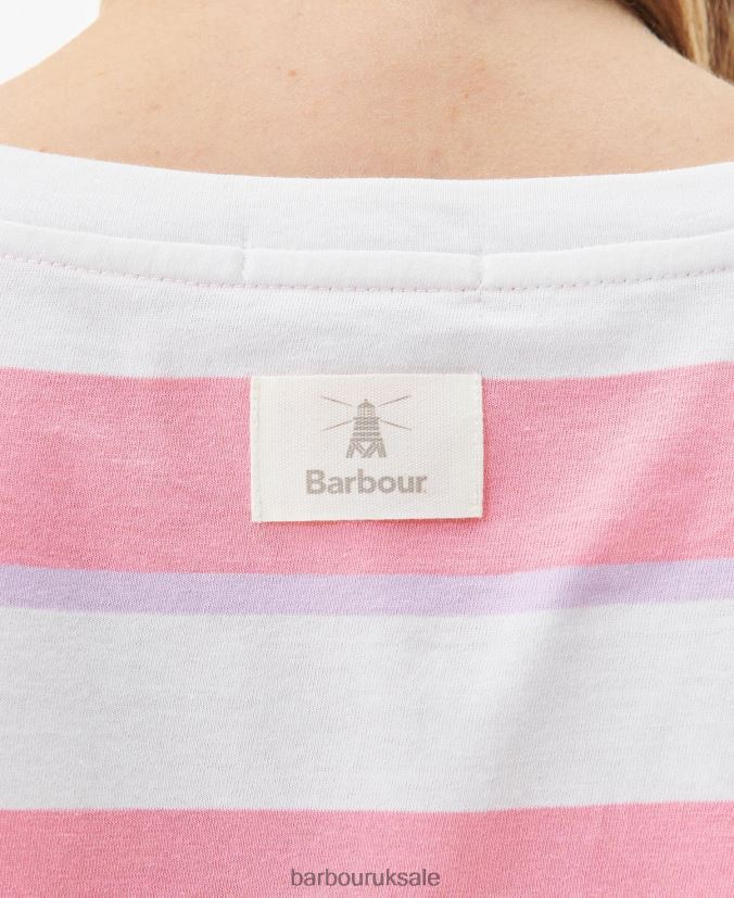 Acanthus T-shirt Barbour Women R08LB61653 Clothing Multi Stripe