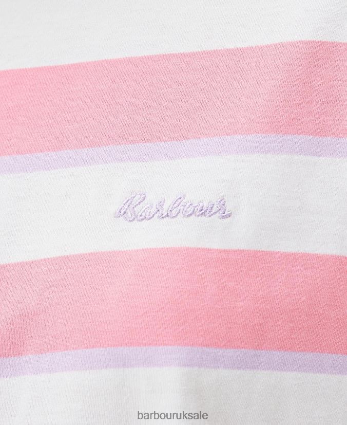 Acanthus T-shirt Barbour Women R08LB61653 Clothing Multi Stripe