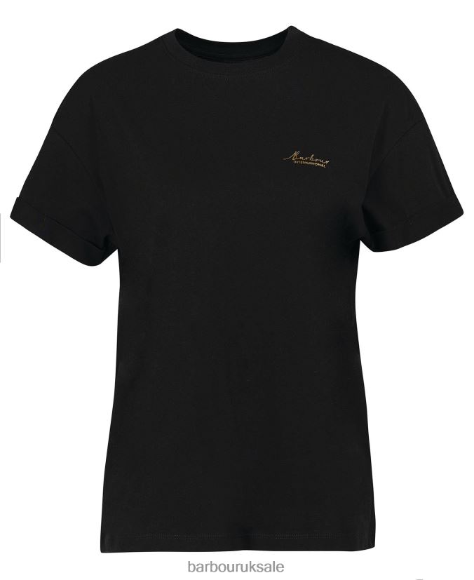 Alonso T-Shirt Barbour Women R08LB61715 Clothing Classic Black