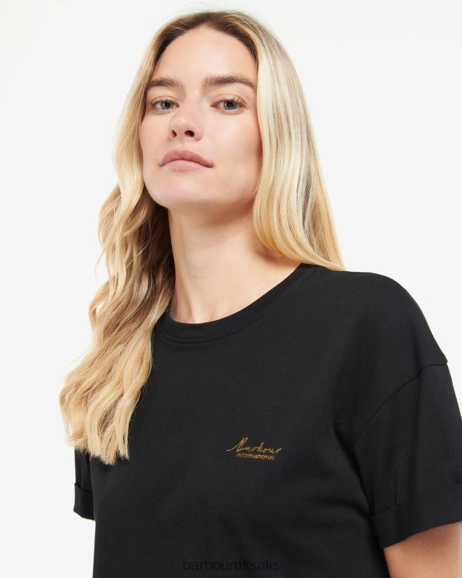 Alonso T-Shirt Barbour Women R08LB61715 Clothing Classic Black