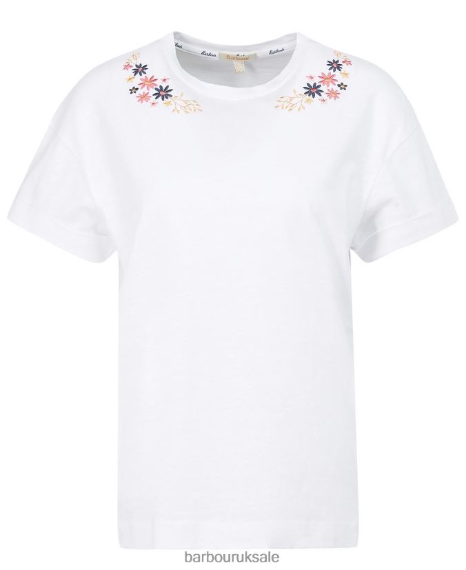 Apia T-Shirt Barbour Women R08LB61683 Clothing Classic White