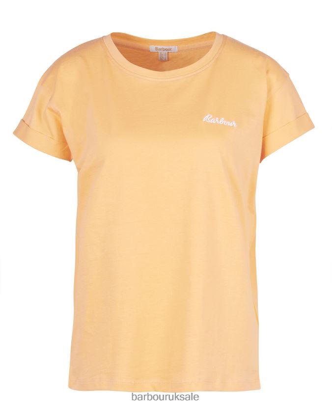 Kenmore T-Shirt Barbour Women R08LB61752 Clothing Papaya