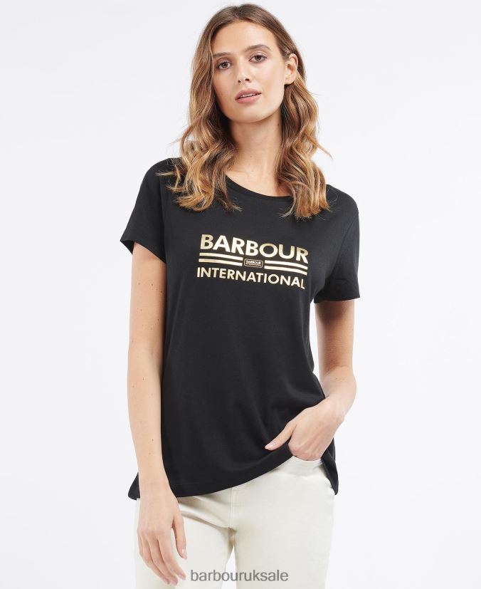 Originals T-Shirt Barbour Women R08LB61699 Clothing White - Click Image to Close