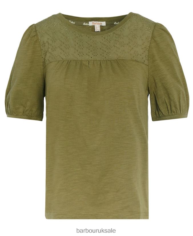 Pearl Top Barbour Women R08LB61759 Clothing Olive Tree