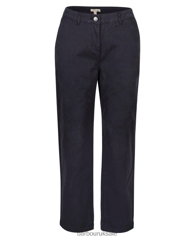 Essential Chinos Barbour Women R08LB61805 Clothing Classic Navy