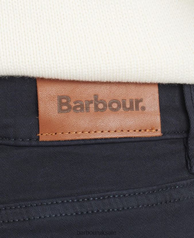 Essential Slim Trousers Barbour Women R08LB61778 Clothing White