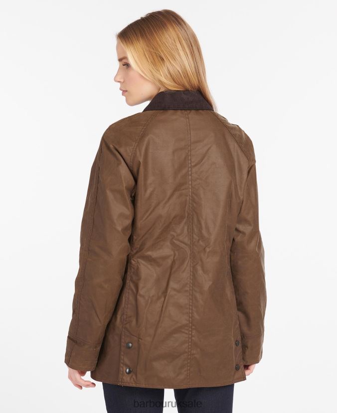 Beadnell Wax Jacket Barbour Women R08LB61368 Clothing Bark