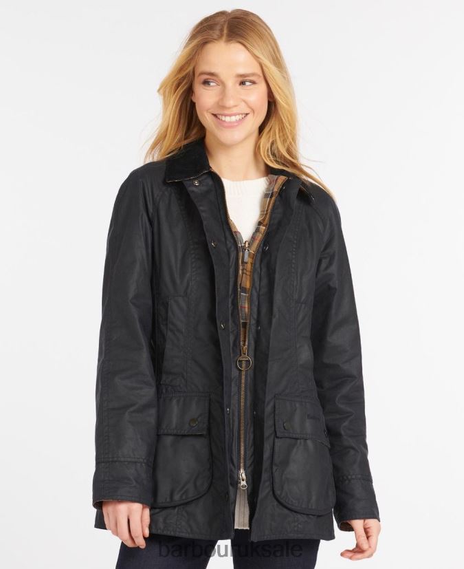 Beadnell Wax Jacket Barbour Women R08LB61373 Clothing Bark