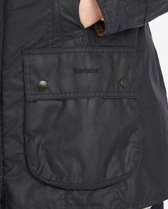 Beadnell Wax Jacket Barbour Women R08LB61373 Clothing Bark