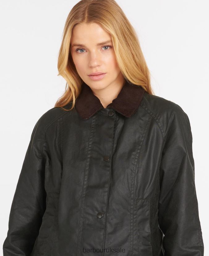 Beadnell Wax Jacket Barbour Women R08LB61376 Clothing Bark