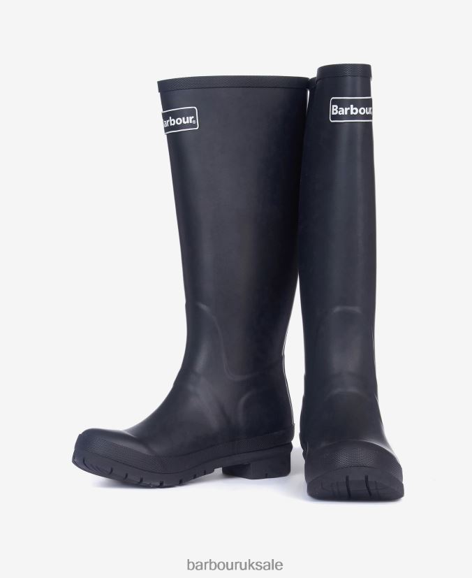 Abbey Wellington Boots Barbour Women R08LB62155 Footwear Black