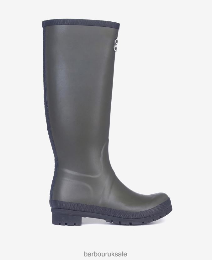 Abbey Wellington Boots Barbour Women R08LB62163 Footwear Black - Click Image to Close