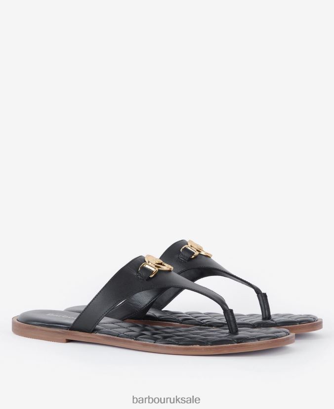 Baymouth Sandals Barbour Women R08LB62098 Footwear Classic Black