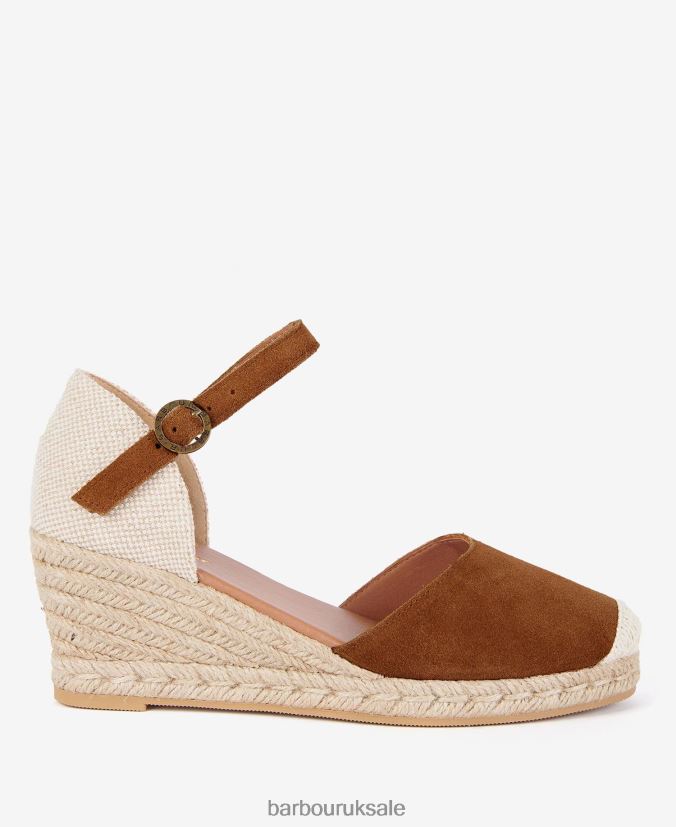 Frances Espadrille Wedges Barbour Women R08LB62091 Footwear Sand