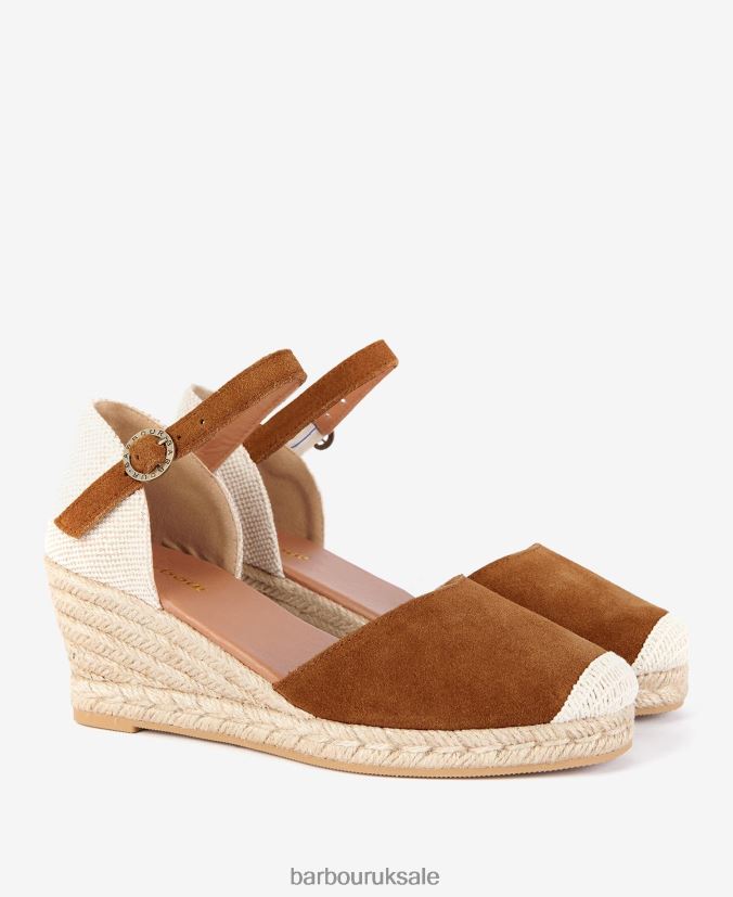 Frances Espadrille Wedges Barbour Women R08LB62091 Footwear Sand