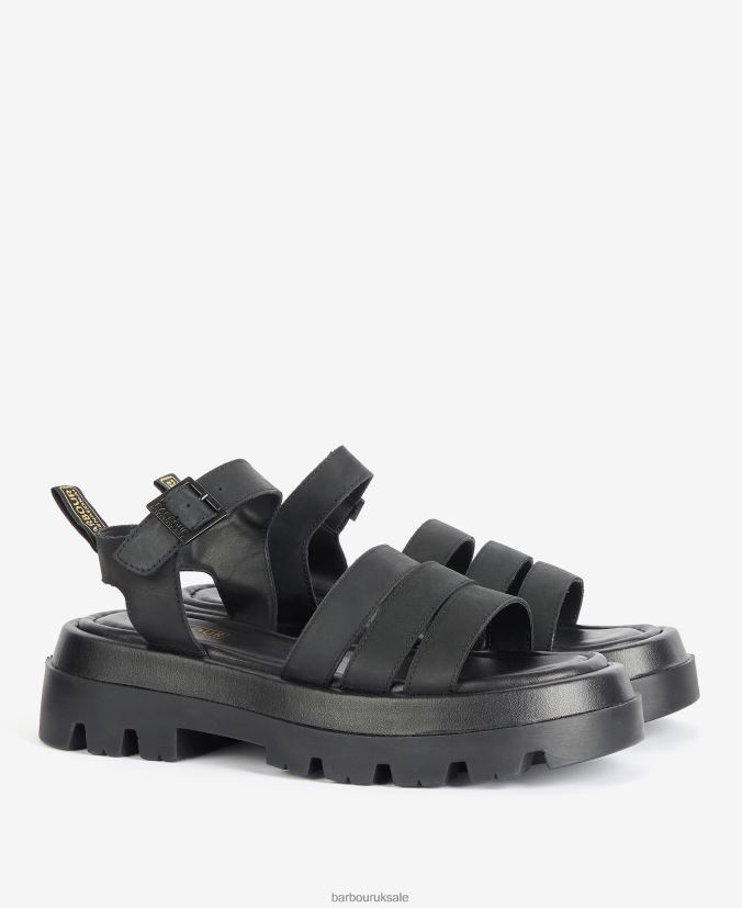 Luna Sandals Barbour Women R08LB62104 Footwear Classic Black