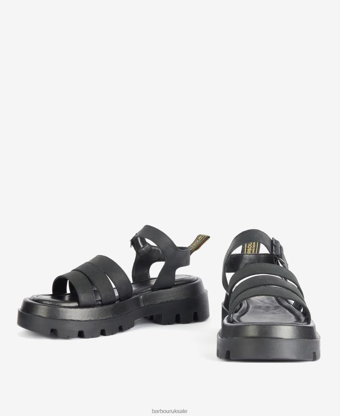 Luna Sandals Barbour Women R08LB62104 Footwear Classic Black